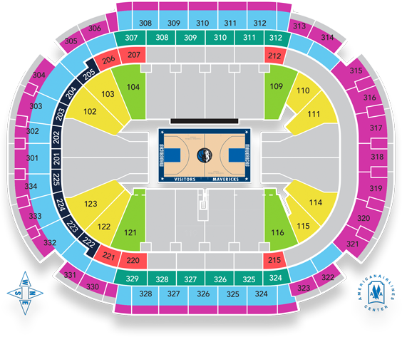Dallas Stars Seating Chart By Row