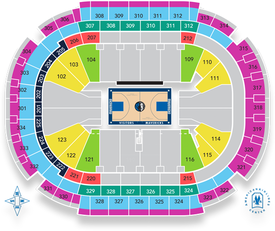 Dallas Mavericks Seating Chart