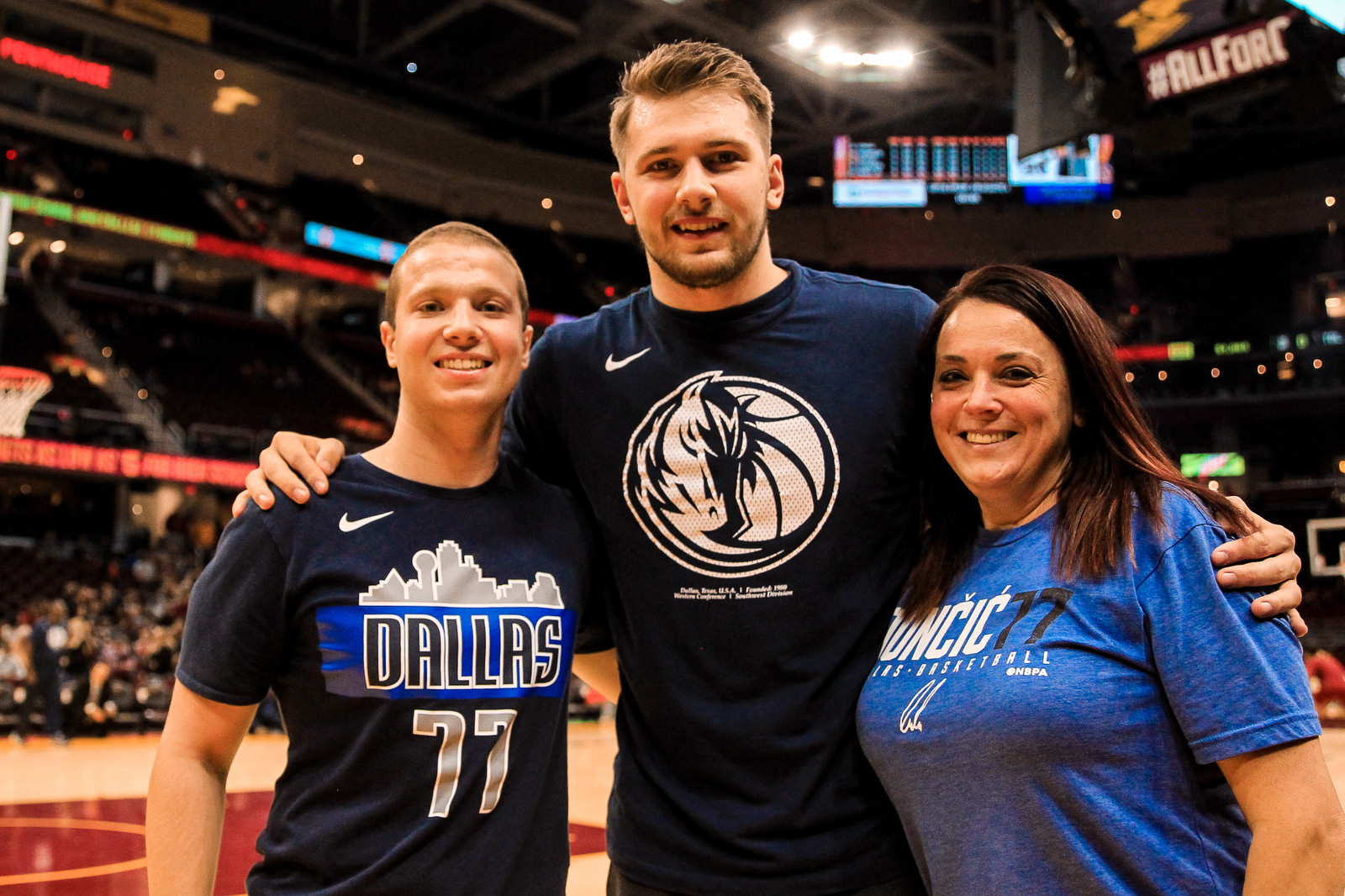 Mavs Luka Doncic Forms Special Bond With Slovenian Fan Diagnosed With Non Hodgkin S Lymphoma