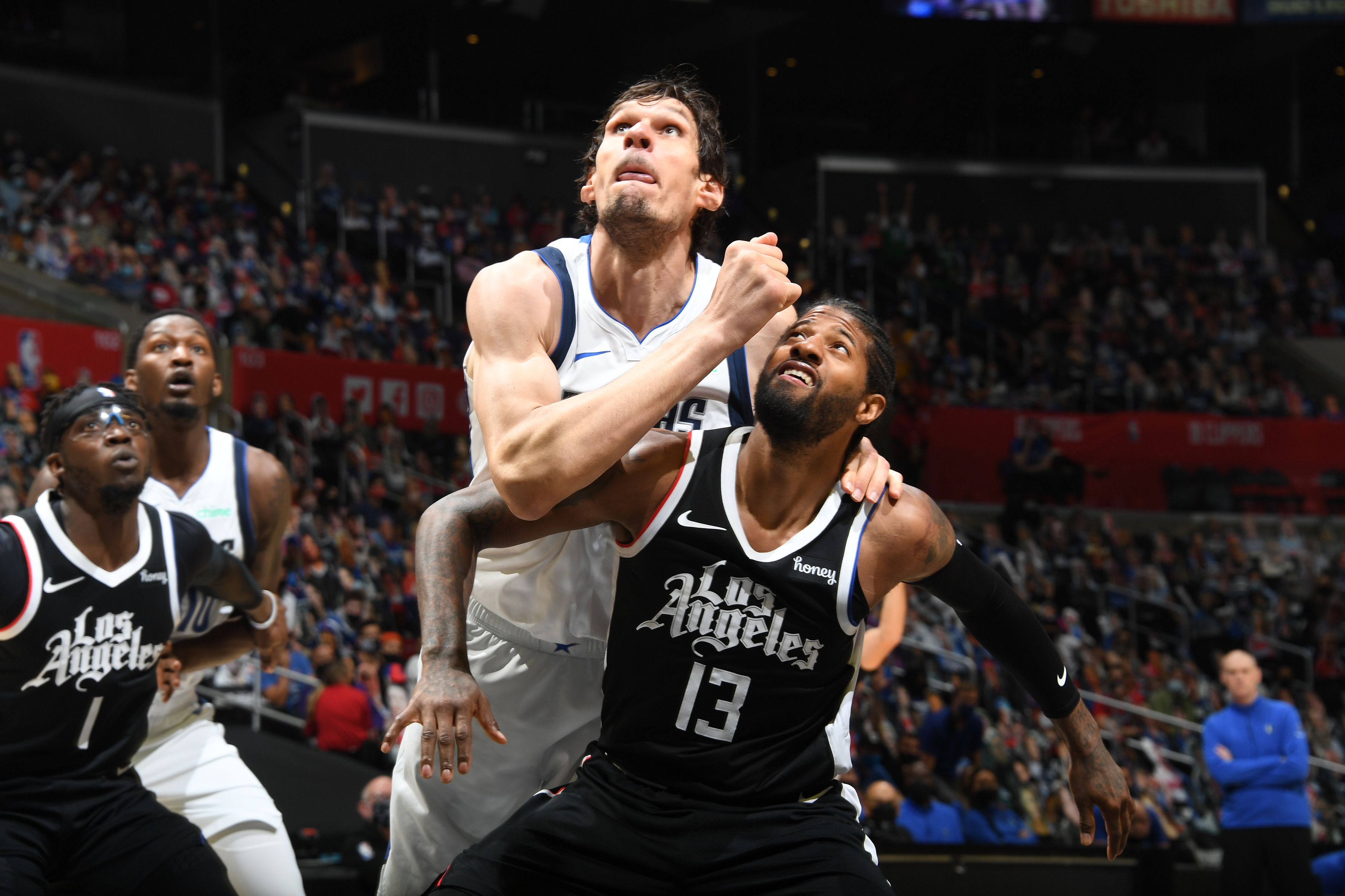 Watch: Boban Marjanovic mercilessly blocks every kid's shot during  Mavericks hoop camp