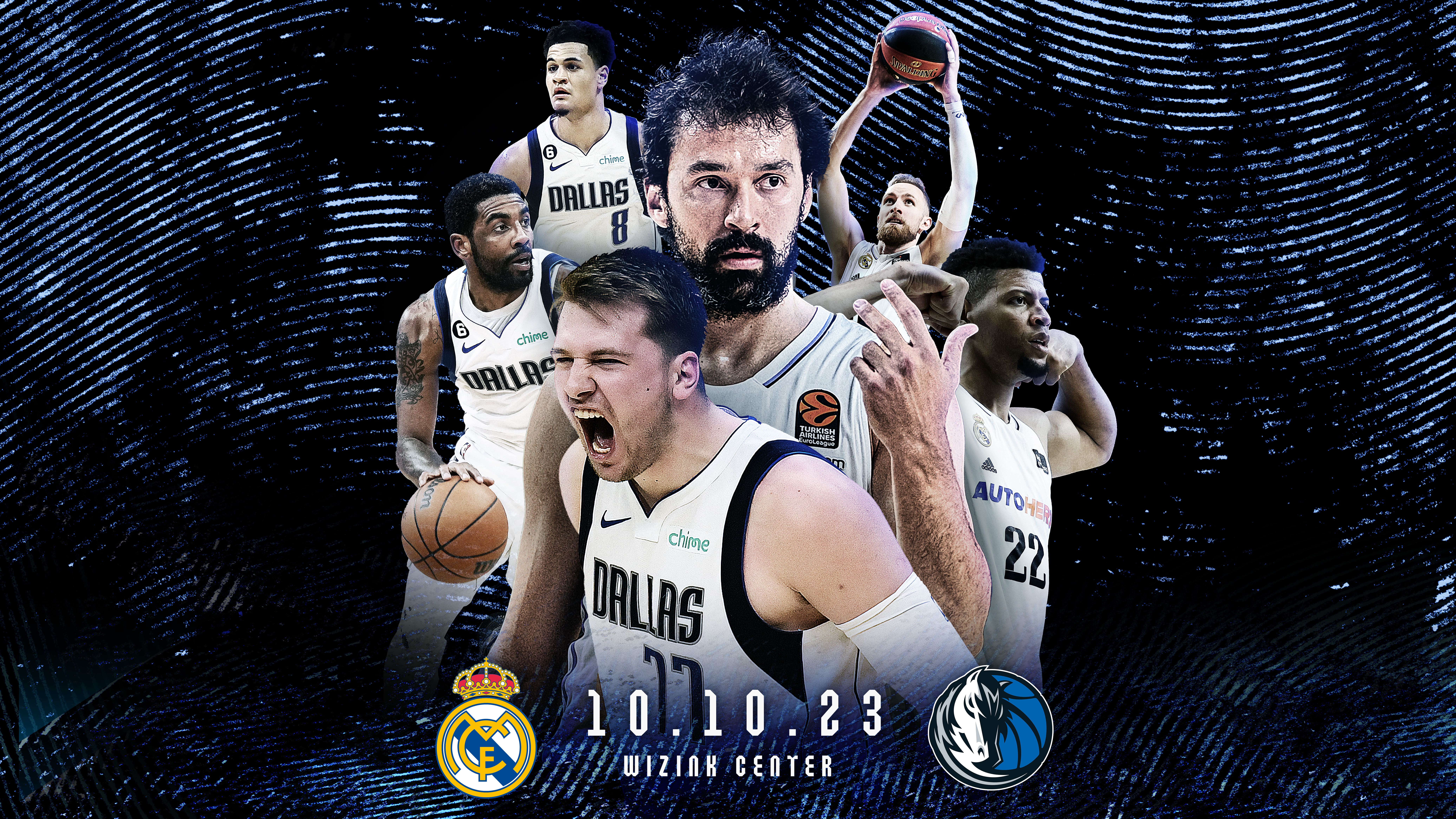 Dallas Mavericks play Real Madrid in preseason game